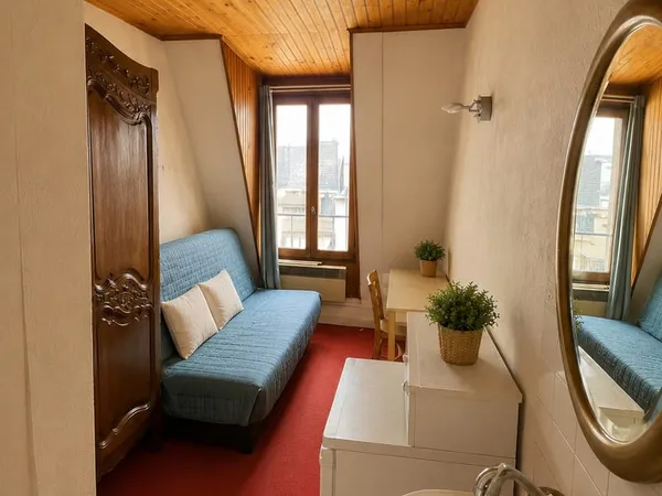Chambre de service 1 pièce 8 m²