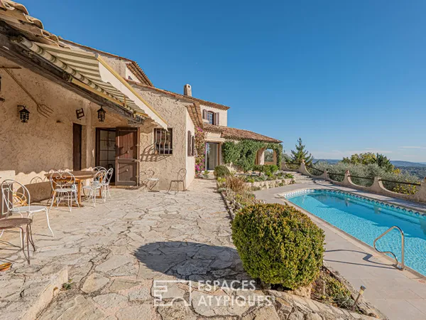 L'Horizon Rêvé à Cabris : Villa de Prestige et son Parc aux Oliviers