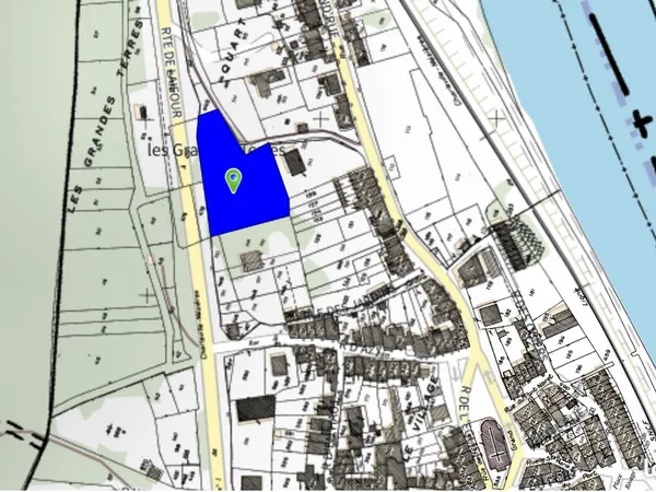 Terrain constructible 2325 m² - Deville, centre à pied