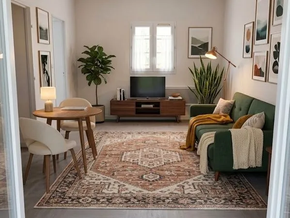 Studio meublé avec courette