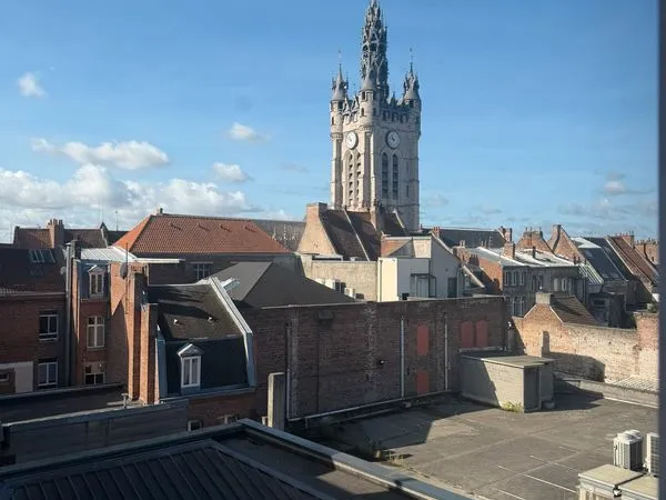 Douai centre - T3 74 m² avec vue sur le beffroi, parquet, immeuble de caractère