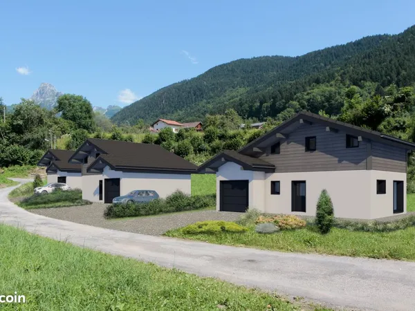 BERNEX - TERRAIN 381 m² + PROJET DE MAISON INDIVIDUELLE - PERMIS OBTENU