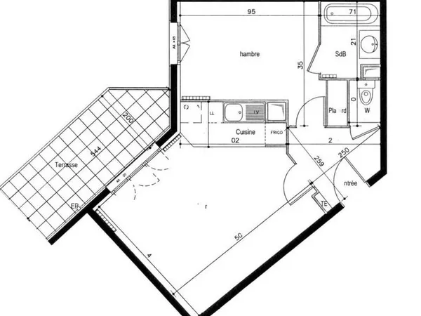 Appartement de 44m2 à louer sur Meaux