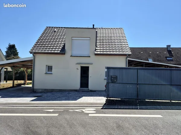 Vente | Maison T5 | 5p | 4ch | 90 m² | Thann | Expo Sud-Est | Terrasse · Jardin