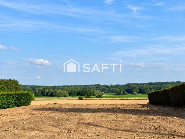Superbe terrain à 10 min de St Omer, 25 min d'Hazebrouck