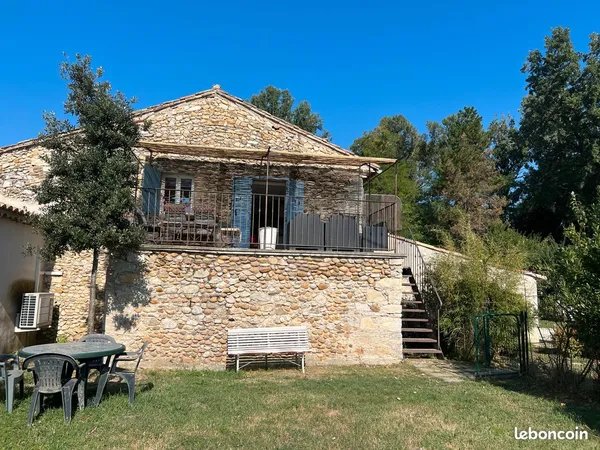 Appartement meublé avec jardin