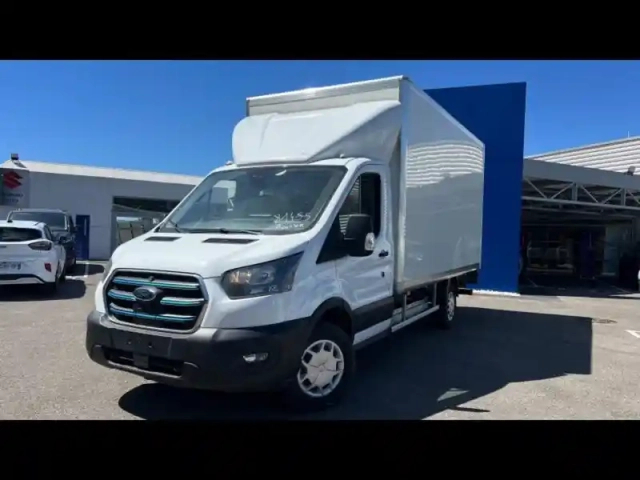 Ford Transit 2t fg ford electrique 184 ch  e 390 l3 trend  - caisse grand volume 19m3 + hayon 750kg - tva