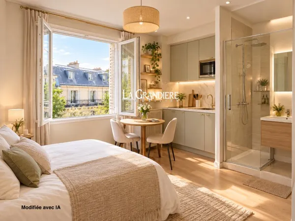 Paris 16 - Jasmin - Chambre de service de 10m2