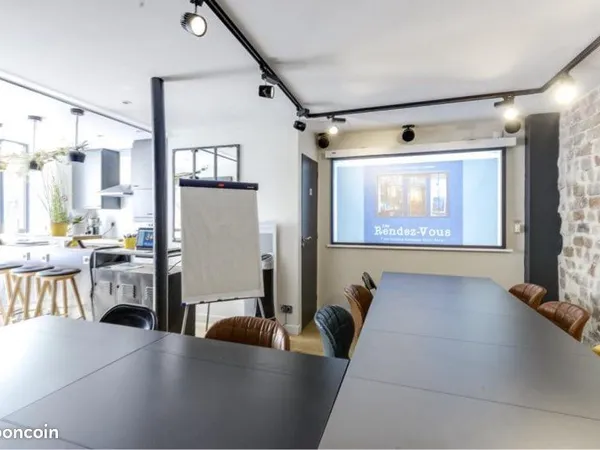 Bureau / salle à louer courte durée à Paris 11, à partir d'une demi-journée