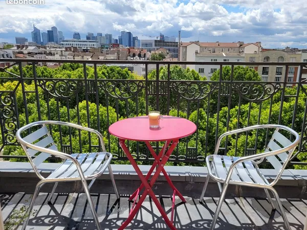 Appartement 2/3 pièces 48 m² - balcons - Asnières Bécon
