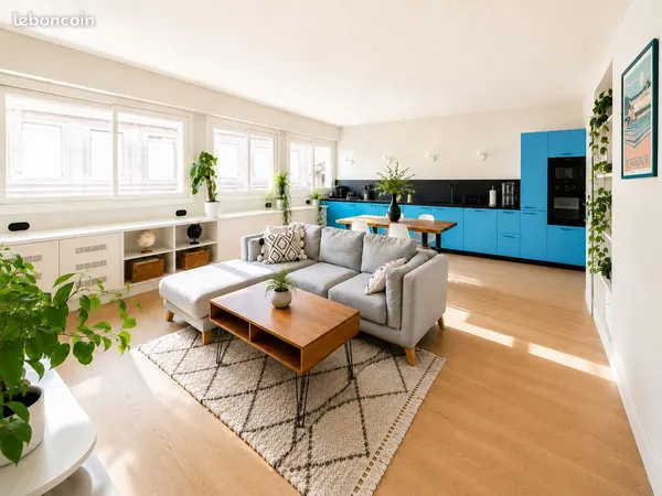 Appartement T3 avec parking, rénové par architecte - Bordeaux Judaïque / Saint-Bruno