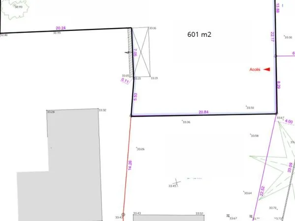 Terrain 610 m² Saint Mathurin