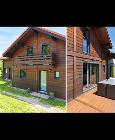 Vend chalet avec piscine