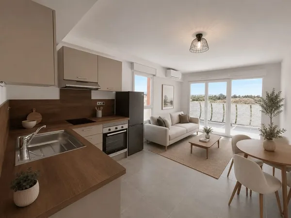 Appartement 2 pièces 46 m²