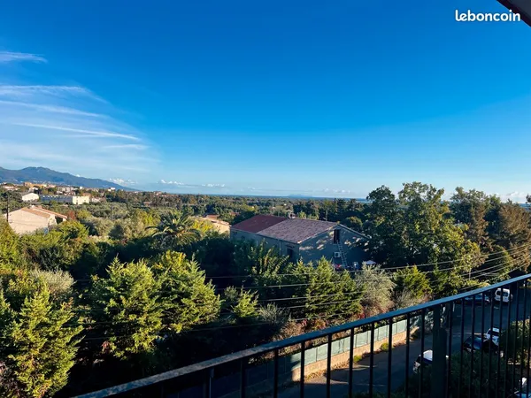 T3 meublé vue mer & montagne - Borgo