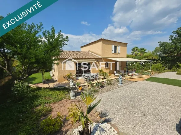 PIGNANS - SUPERBE VILLA 120M2 AVEC JARDIN 721M2, TERRASSE, GRAND GARAGE AU CALME