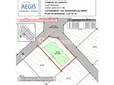 LOTISSEMENT 'LES TERRASSES DU MONT' lot 16