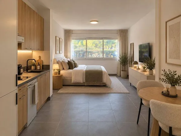 Studio 1 pièce 19 m²