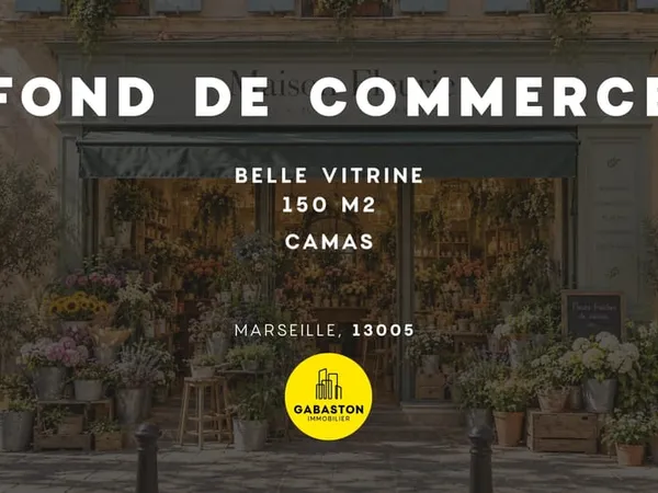 MARSEILLE 5e - LE CAMAS - FONDS DE COMMERCE - EMPLACEMENT STRATÉGIQUE