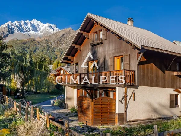 Chalet 5 pièces - Jardin et vue sur les sommets