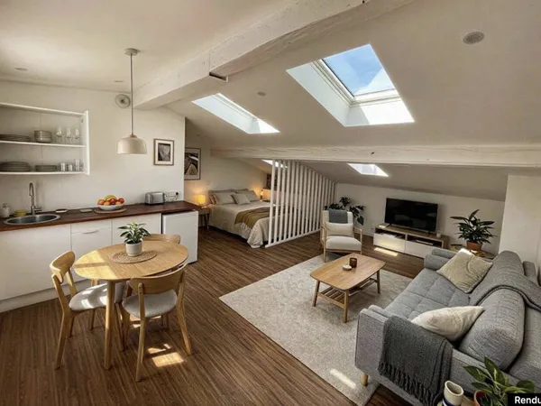 Vends studio rénové
