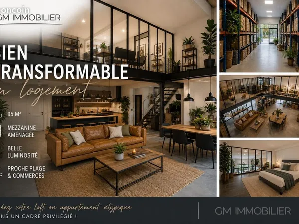 Loft 4 pièces 95 m²