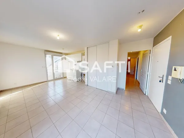 Location T3 58m² dernier étage avec terrasse de 18m²