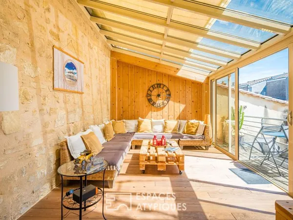 Dernier étage en duplex avec véranda et terrasse
