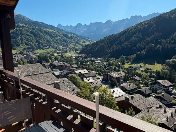 Le grand-bornand - appartement 59,7 m² - 2 chambres + mezzanine - vue exceptionnelle sur les aravis