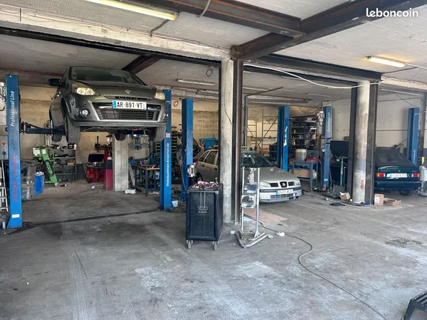 Garage automobile équipé - ambilly - départ en retraite