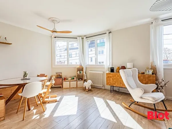 NANTES SAINT-PASQUIER - T3 AVEC BUREAU, JARDIN COMMUN ET FAIBLES CHARGES - GARAGE POSSIBLE