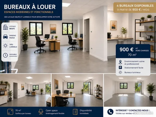 Bureaux neufs