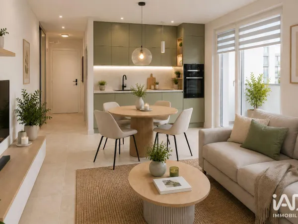 Appartement 2 pièces 43 m²