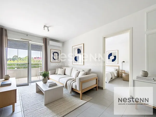 A vendre appartement 2 pièces de 42 m² avec terrasse et place de parking à Montpellier