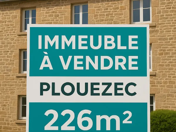 Immeuble de rapport à rénové 220 m² - PLOUEZEC