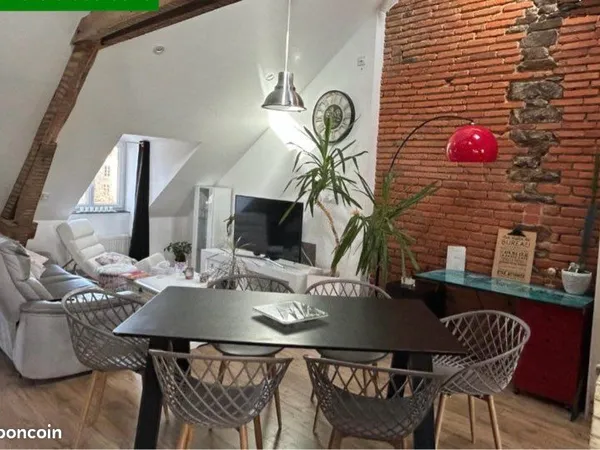 Appartement T3 Duplex meublé