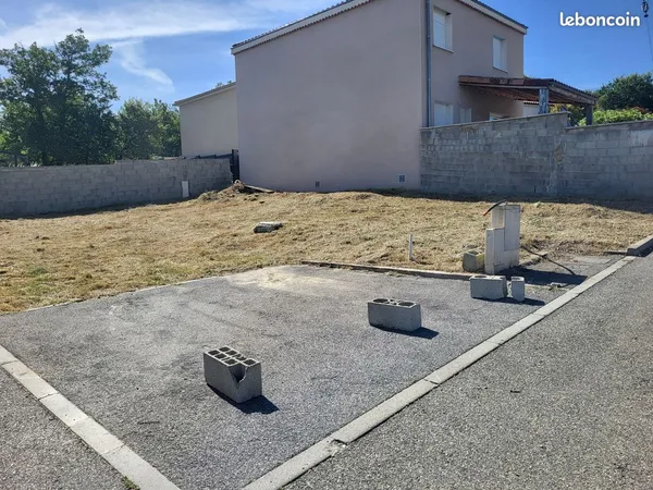 Terrain 100% viabilisé