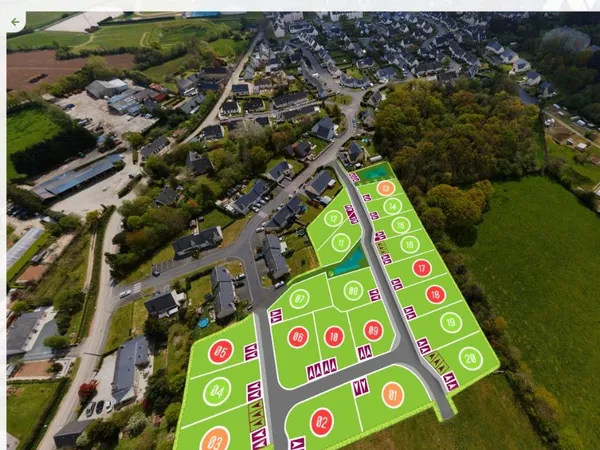 Terrain 392 m²