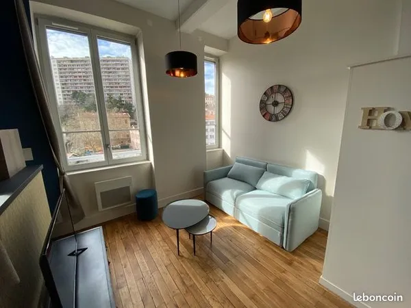 Beau T3 meublé Métro Cuire Possibilité Coloc
