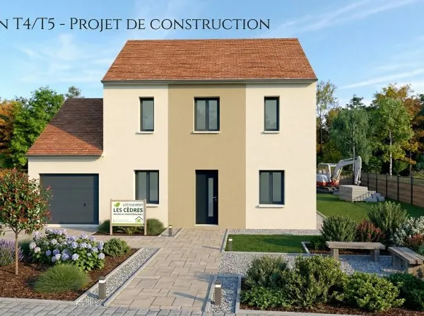 Terrain + maison 117 m²