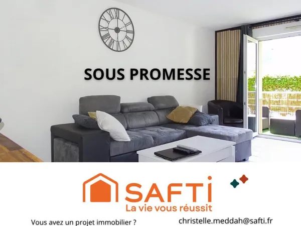 Appartement 2 pièces en RDC 48m² avec terrasse