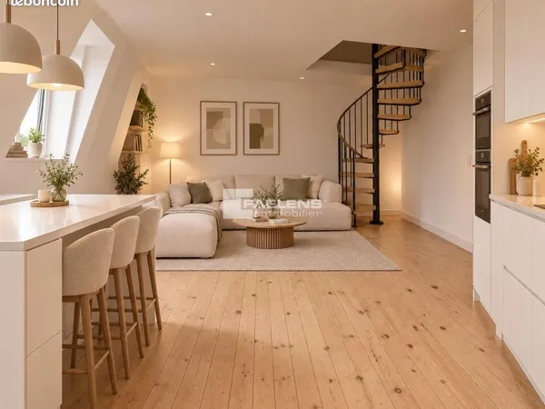 Duplex 4 pièces 80 m²