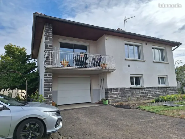 MAISON 109m2, LUMINEUSE, BIEN ENTRETENUE, JARDIN 666m, 2 GARAGES, EXPOSITION EST/OUEST, 3 CHAMBRES