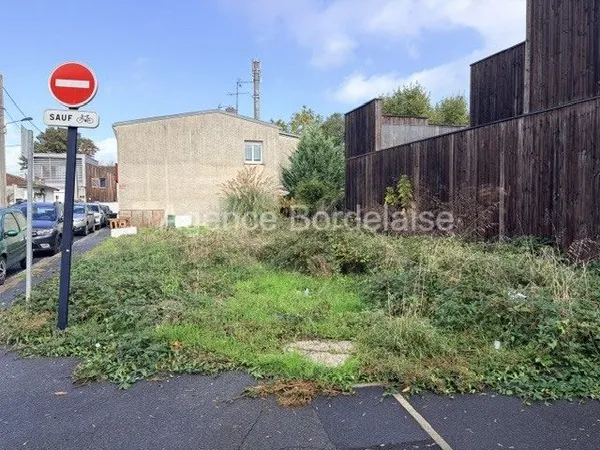 Bordeaux Bacalan, terrain à bâtir 225 m²