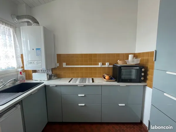 Studio avec mezzanine en résidence en pied de plage