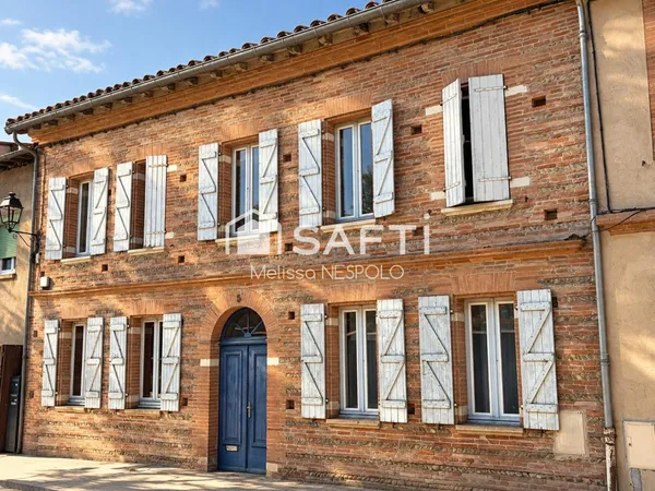 Maison de Maître XVIIIe - 234 m² de caractère, jardin - Saint-Paul-sur-Save