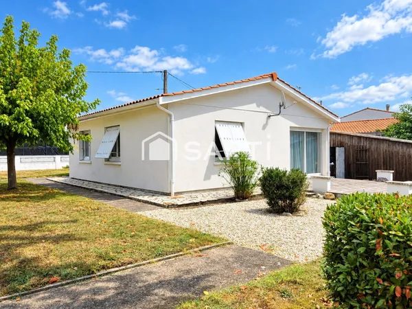 PLAIN-PIED - 3 CHAMBRES - GRAND JARDIN