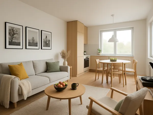 Appartement 2 pièces de 46 m2 (L'Huisserie)