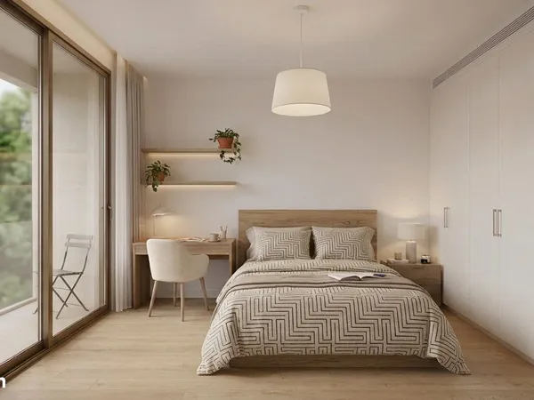 Grande chambre avec salle de sport
