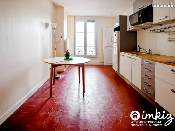 Paris 19e 2 pièces calme sur cour faibles charges